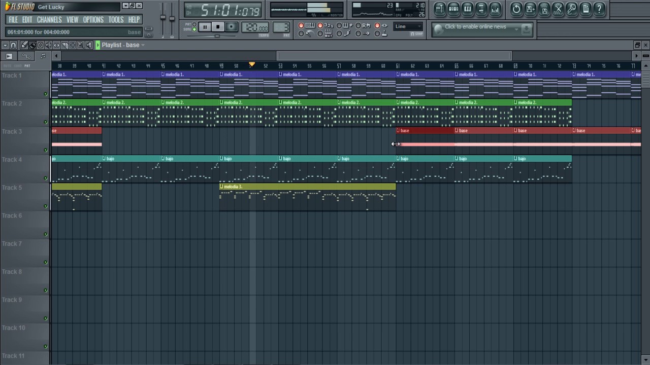 Daft Punk - Get Lucky | FL STUDIO |