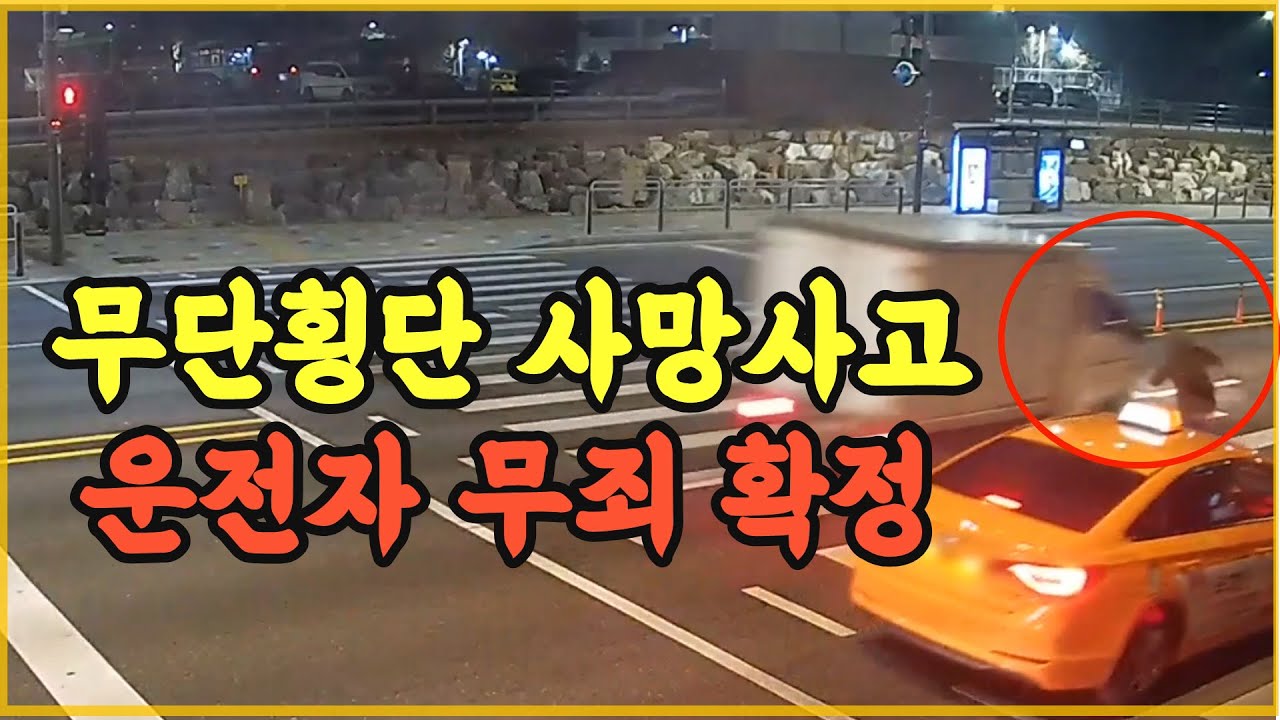14905회. 횡단보도 보행자 신호 빨간불에 무단횡단하시던 할머니가 돌아가신 사고. 2년간의 재판 끝에 운전자 무죄를 확정 받았습니다
