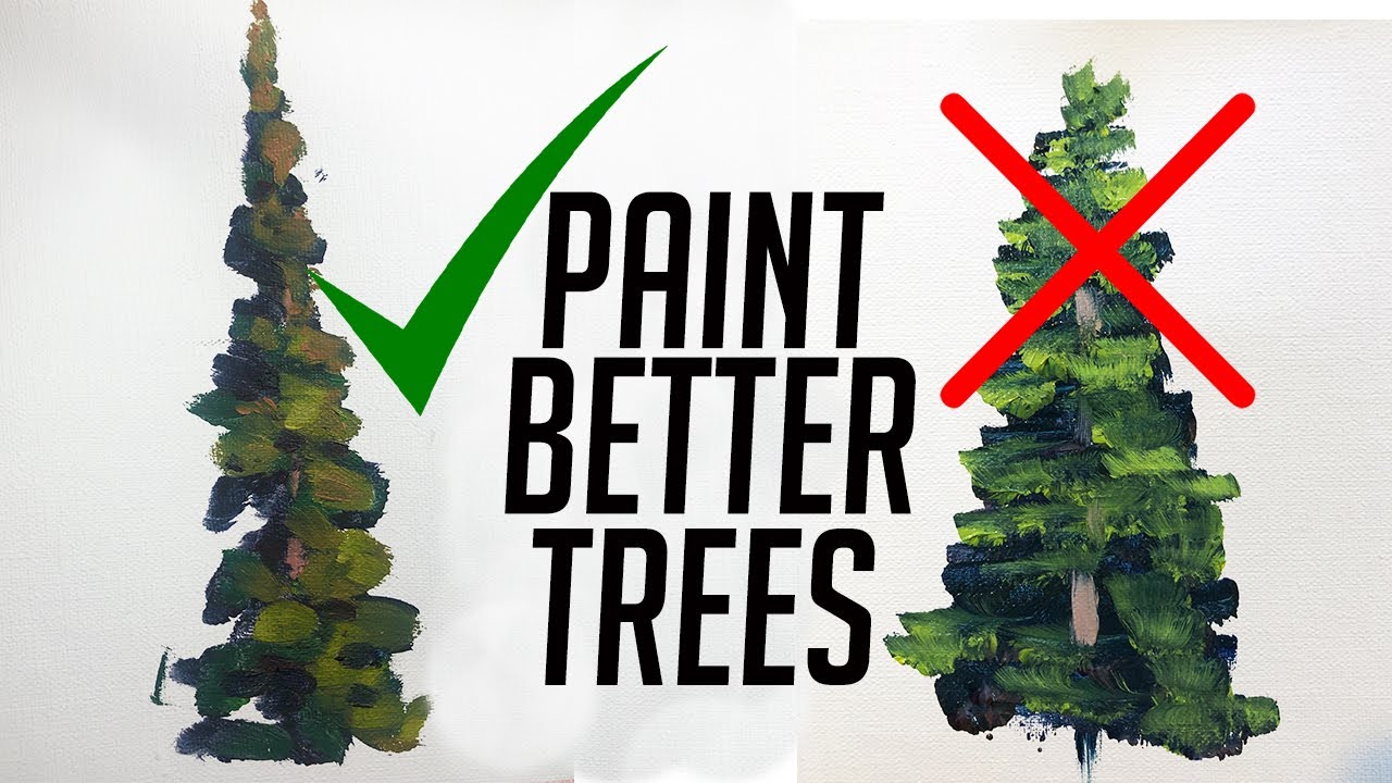 Oil painting basics for beginners: A better way to paint trees