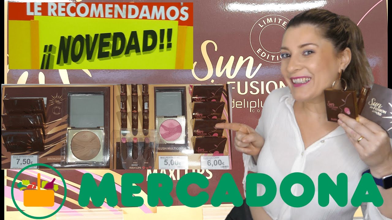NUEVA COLECCION MAQUILLAJE MERCADONA/ 🌞 SUN in FUSION*  Lo pruebo todo 🙈