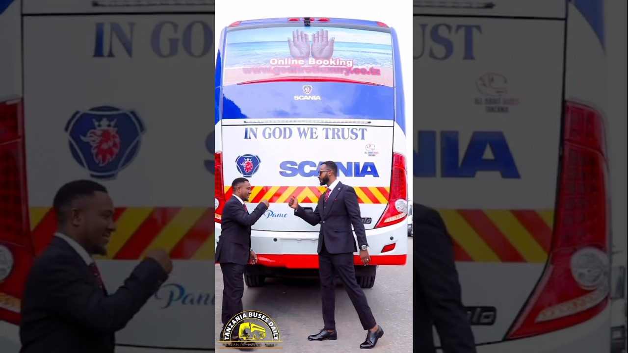 KARIBU GOD FIRST LUXURY BUS SCANIA MARCOPOLO G7 REMIX #trending #scania #trending