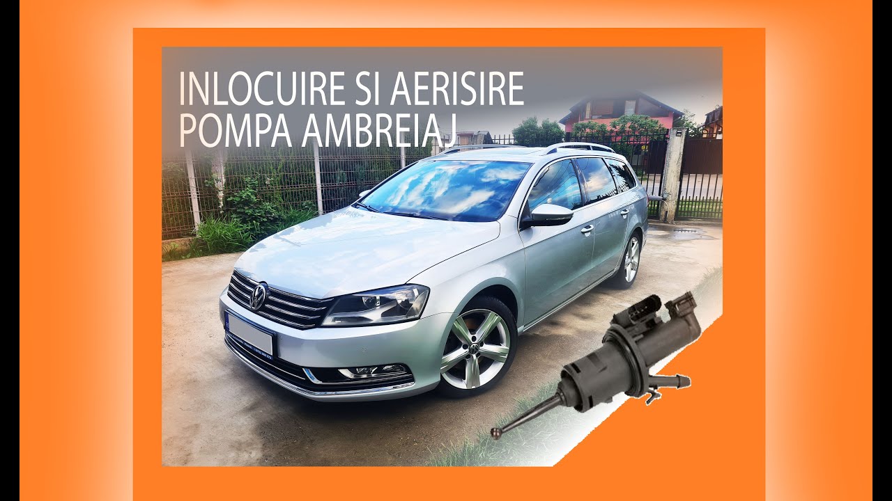 INLOCUIRE si AERISIRE Pompa de AMBREIAJ - VW PASSAT b7
