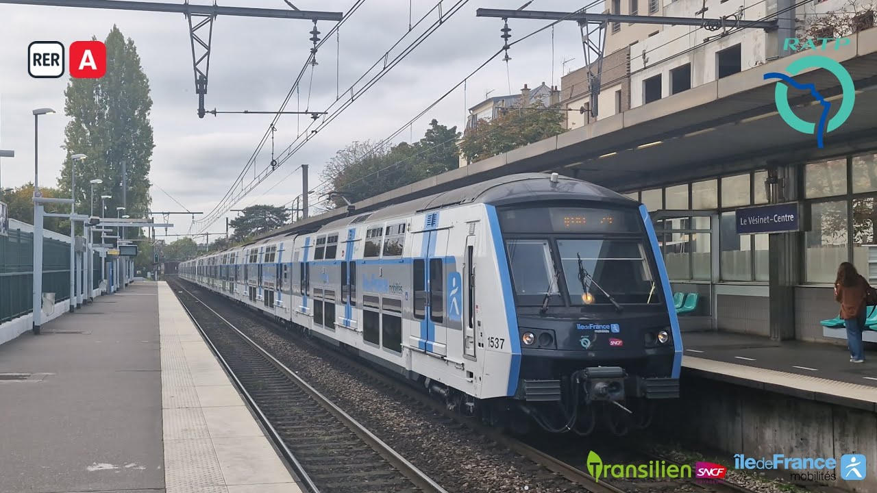 [RER A] Mise en service du premier MI2N rénovée IDFM #mi2nidfm #rera #ratp #sncf #idfmobilités