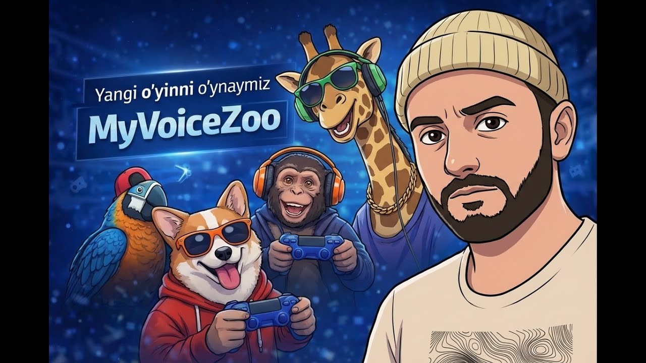 MyVoiceZoo o‘yini 🎤🐶 Jonli efir | Qiziqarli hayvonlar bilan o‘yin