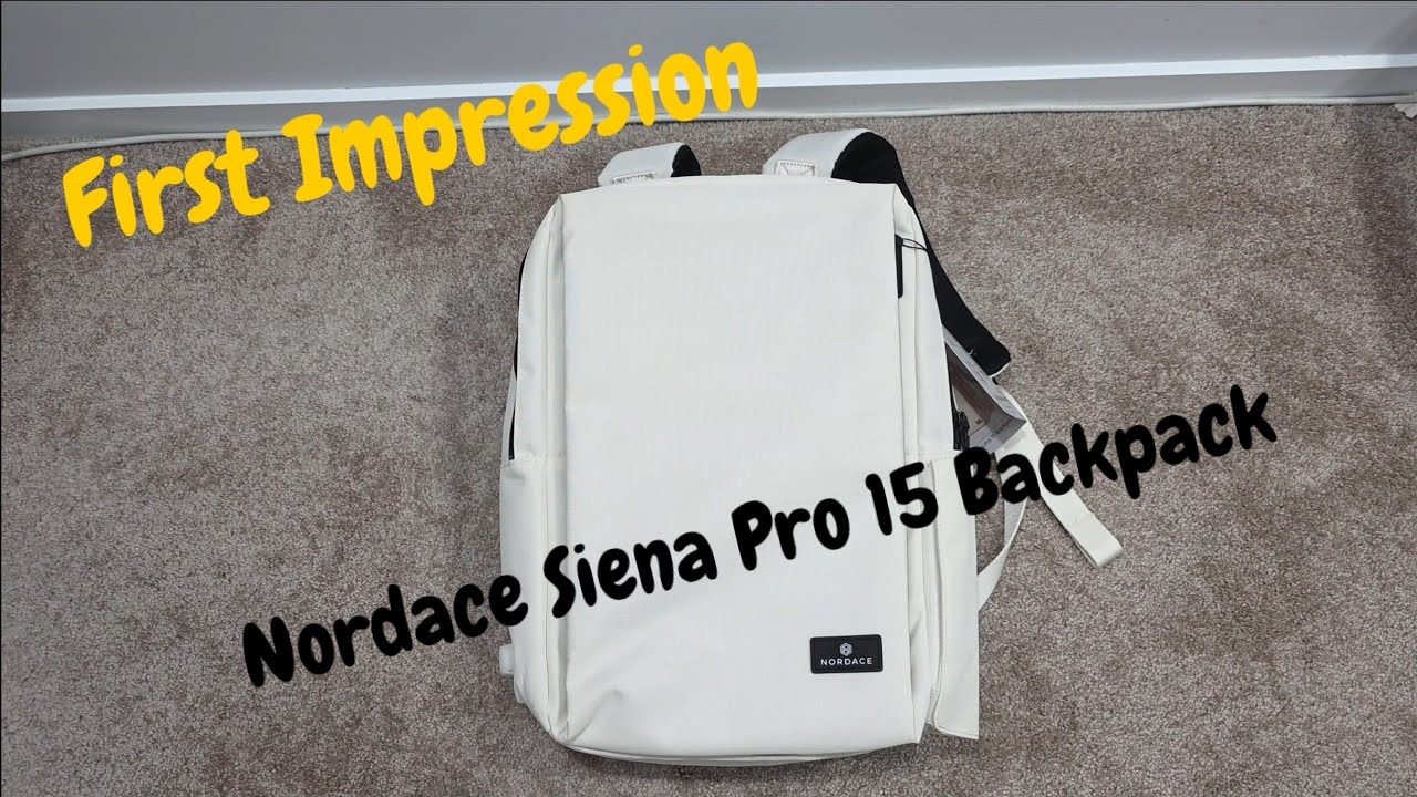 First Impression of the Nordace Siena Pro 15 Backpack