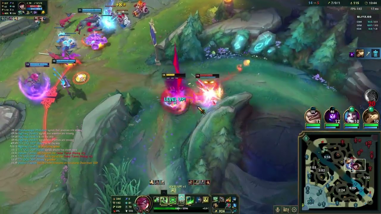 Perfect Ruven Vs Darius 1v9 Highlights