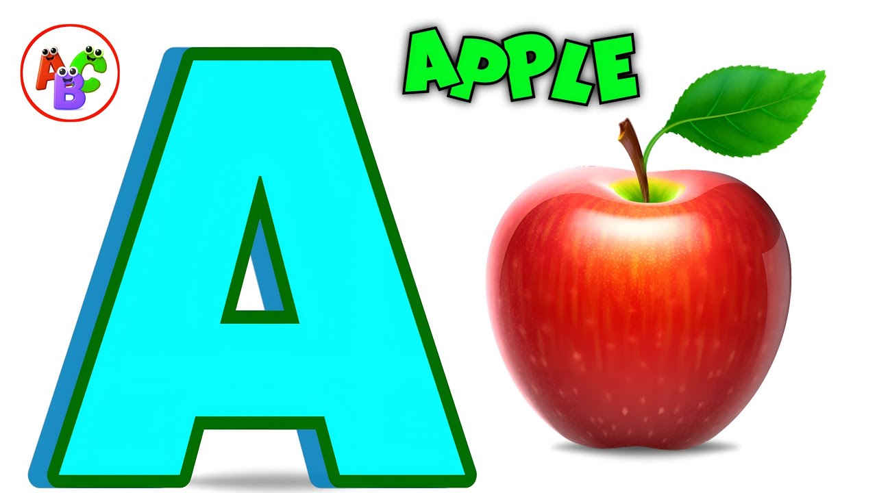 A is for Apple 🍎 Song | ABC Nursery Rhymes Video | Alphabet Learning | ABC Phonics Sounds 