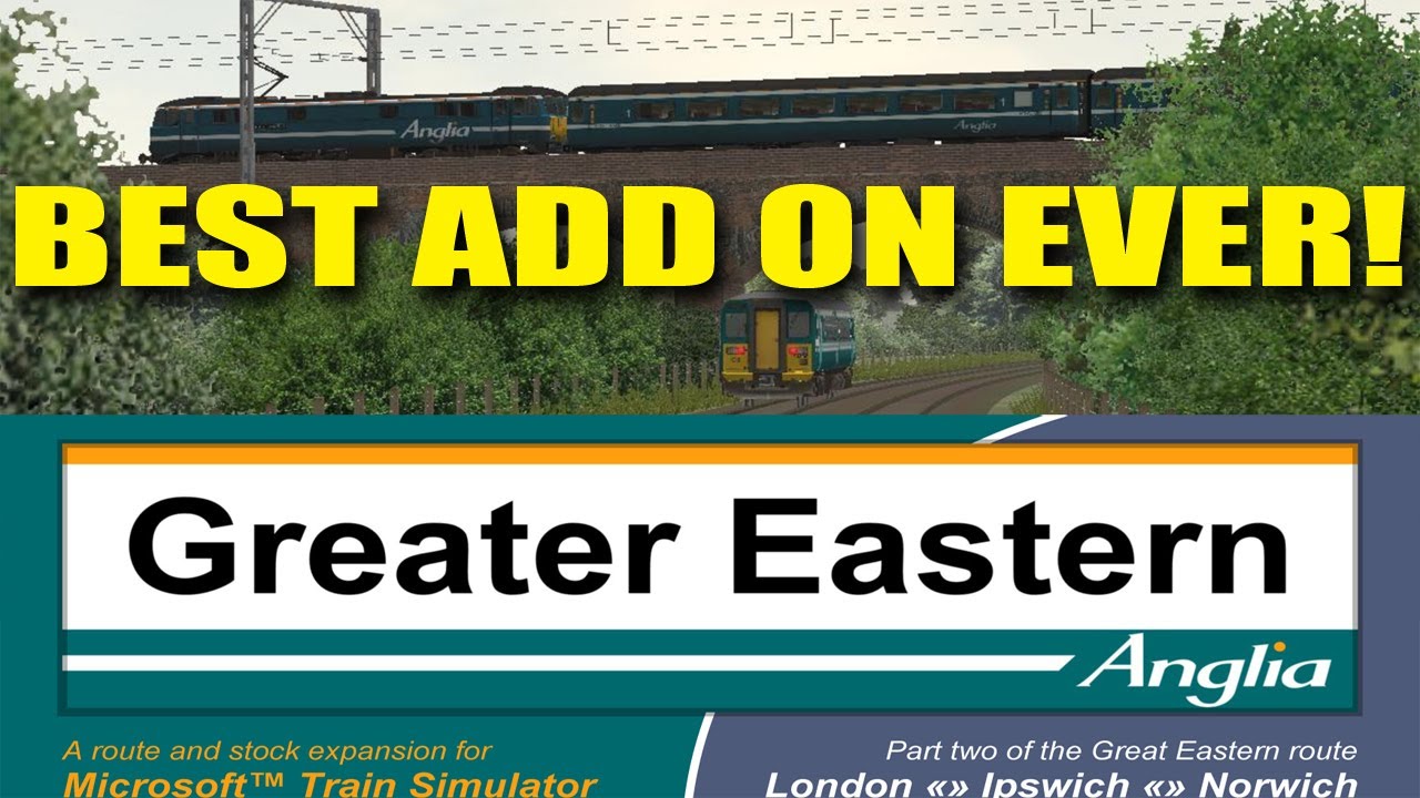 'Greater Eastern 2' route  - Microsoft Train Simulator gameplay