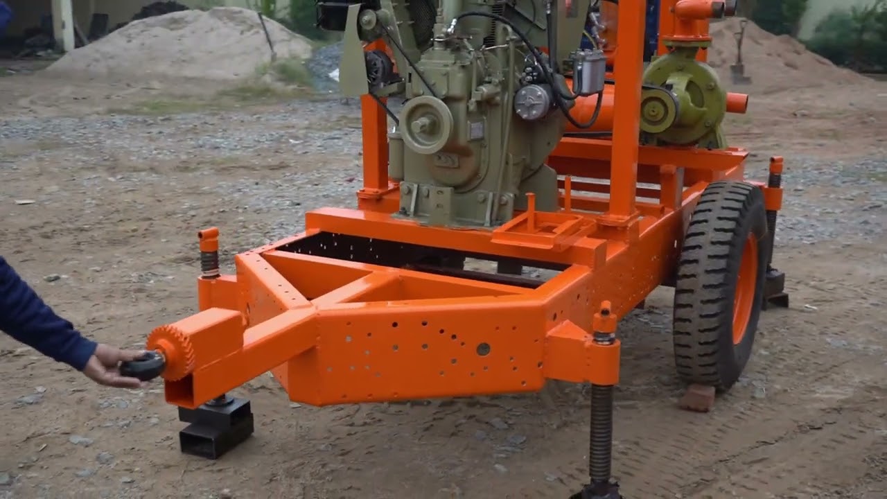 MINI BORING MACHINE WITH DRILL ROD CARRIER SPACE 🙌|| Model : INDRA22EHc || #waterwelldrilling  #kew