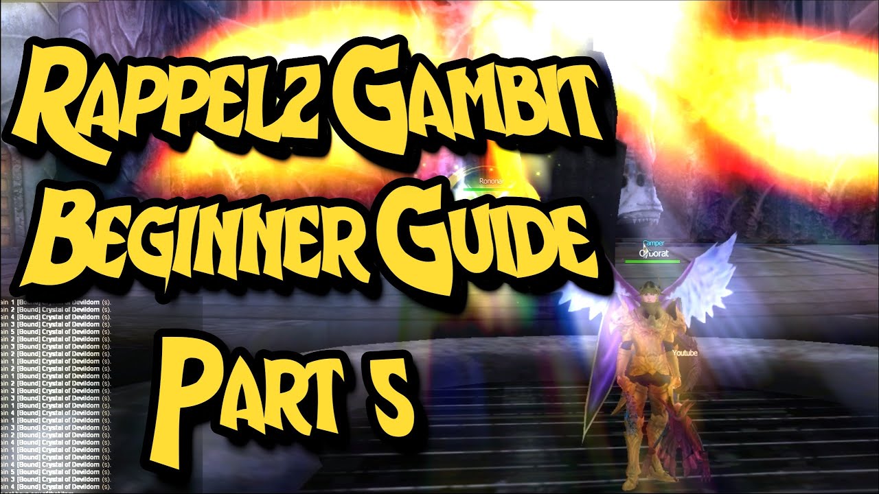Rappelz Gambit - Beginner Guide Part 5 / Upgrade PW Equip, Lvling/Farming DD, Nusy Set, Lv175 Mirror