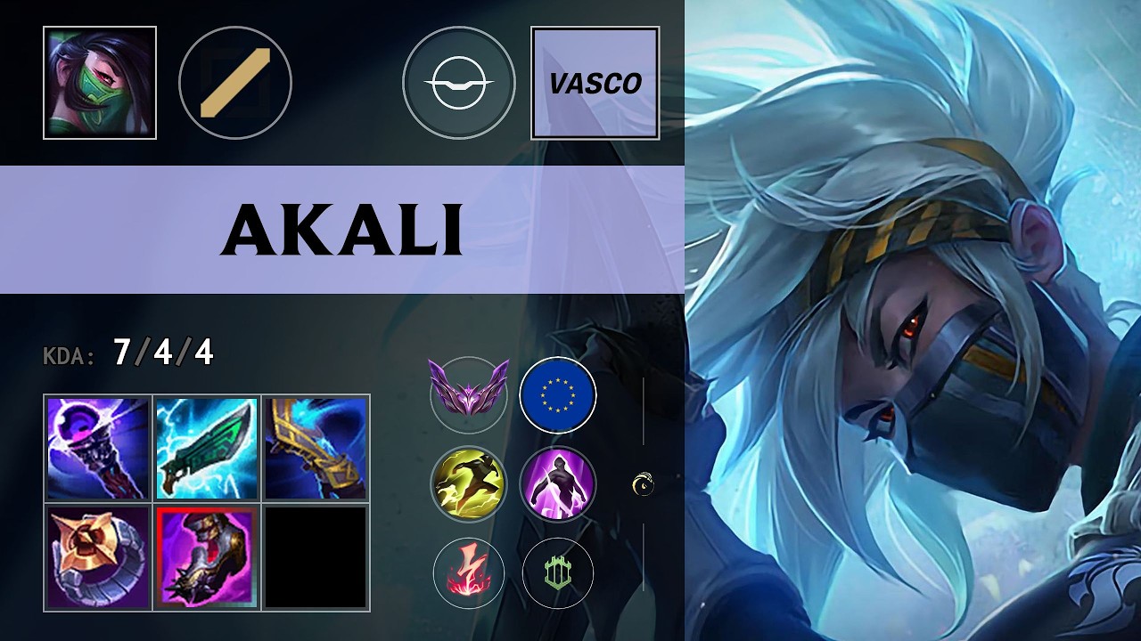 (NBS Vasco) Akali Mid vs Tristana (UCAM ESCIK) - EUW Master Patch 26.13