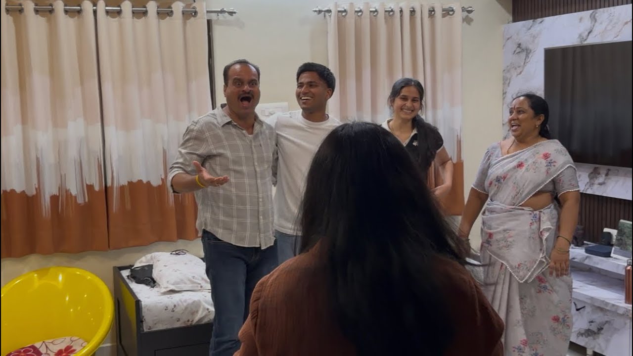 Surprise visit to 🇮🇳 After 3 long years, finally seeing my parents again😭🫂❤️