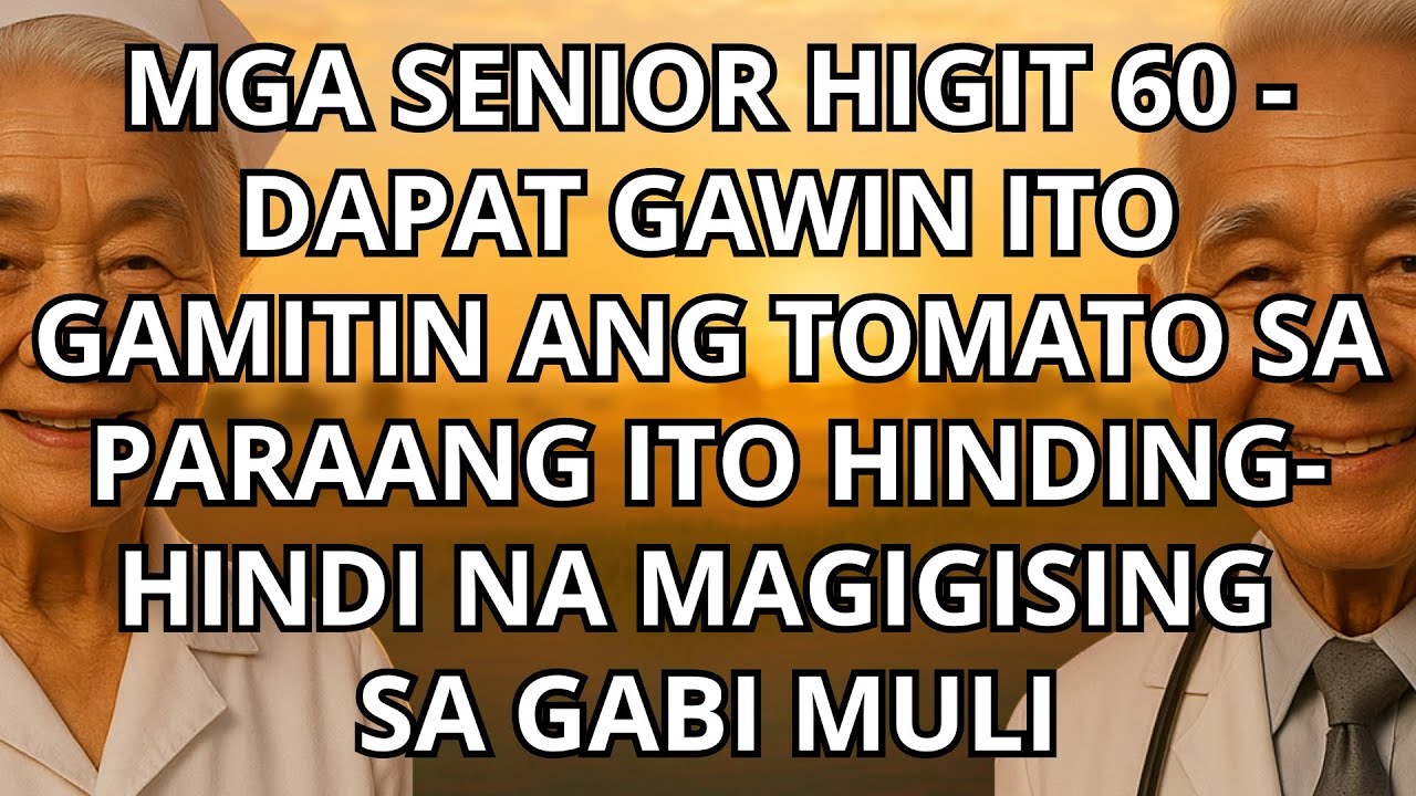 Seniors: Hirap Matulog? Gamitin ang Kamatis sa Paraang Ito para sa Malalim na Pahinga sa Ilang Gabi!