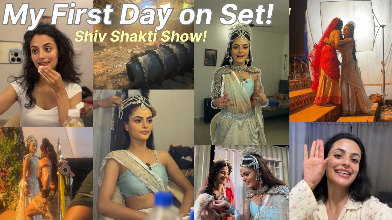 First Day On Set 📸: Shiv Shakti Shoot Vlog | BEHIND THE SCENES! fun, laughter & action!