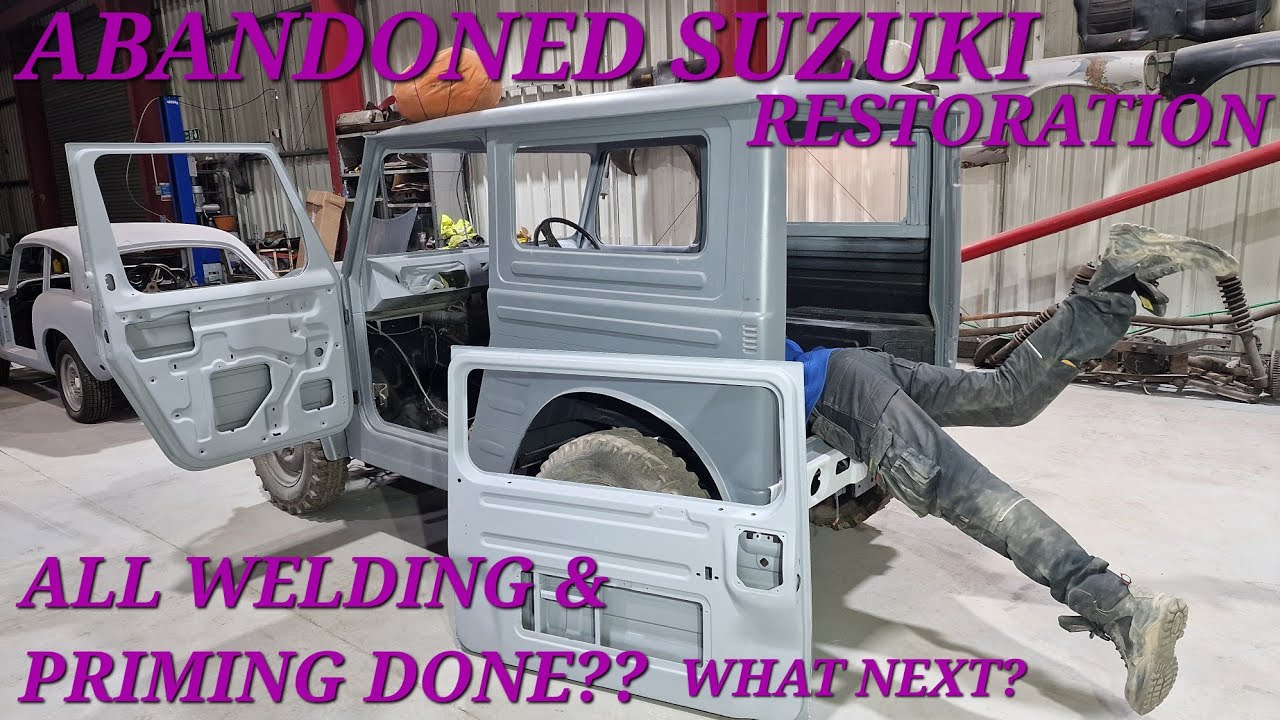 As Difficult As PANTS - Priming The Interior Of Our Abandoned Classic Suzuki