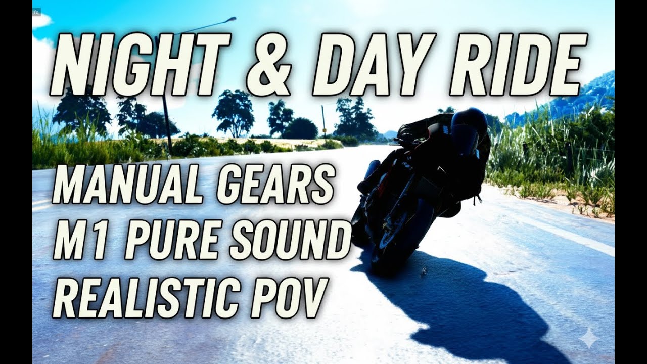 ULTIMATE Night & Day Ride! 🏍️💨 Yamaha YZR-M1 Manual Transmission | The Crew Motorfest (FHD)