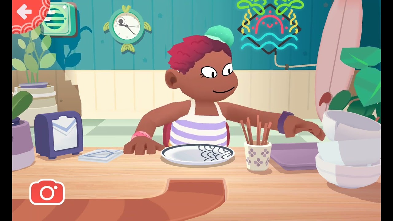 playing #toca sushi# for the first time