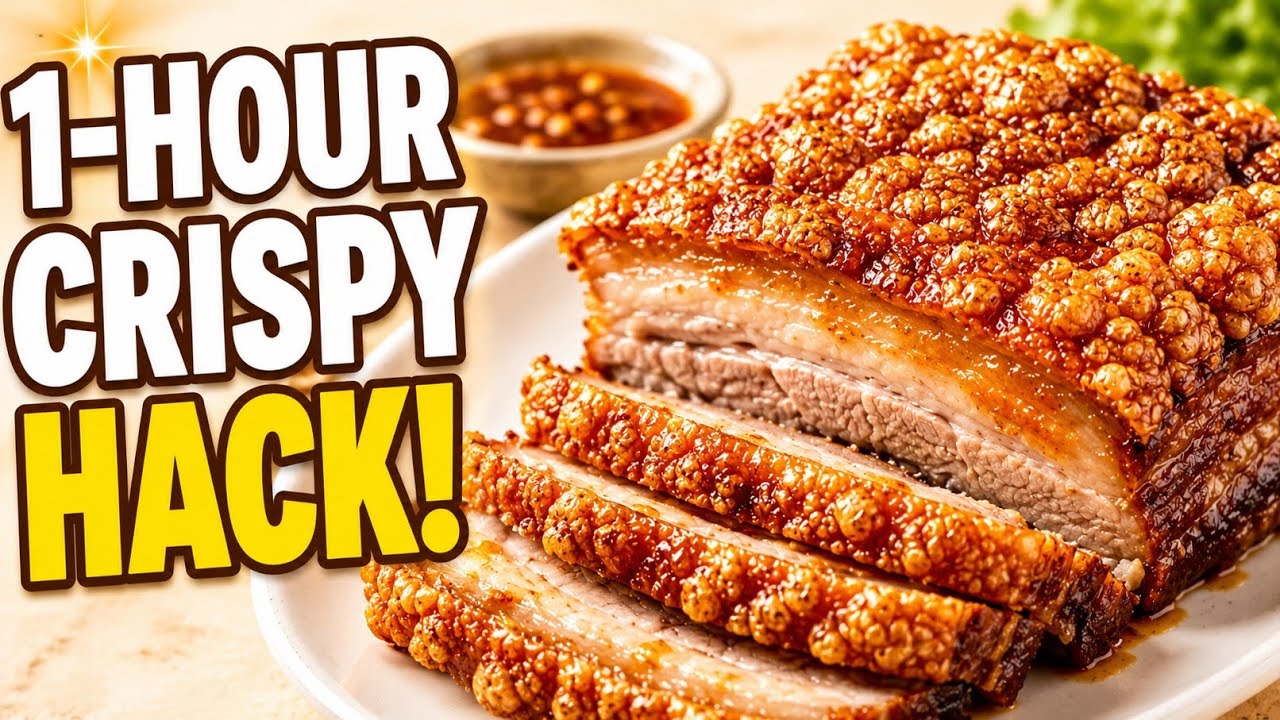Crackling Air Fryer Pork Belly | Crispy & No Overnight Drying!