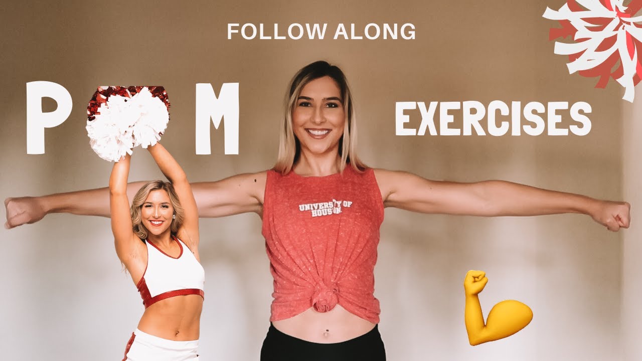 FOLLOW ALONG POM EXERCISES | 5 Minute Arm Drills for Pom Routines!