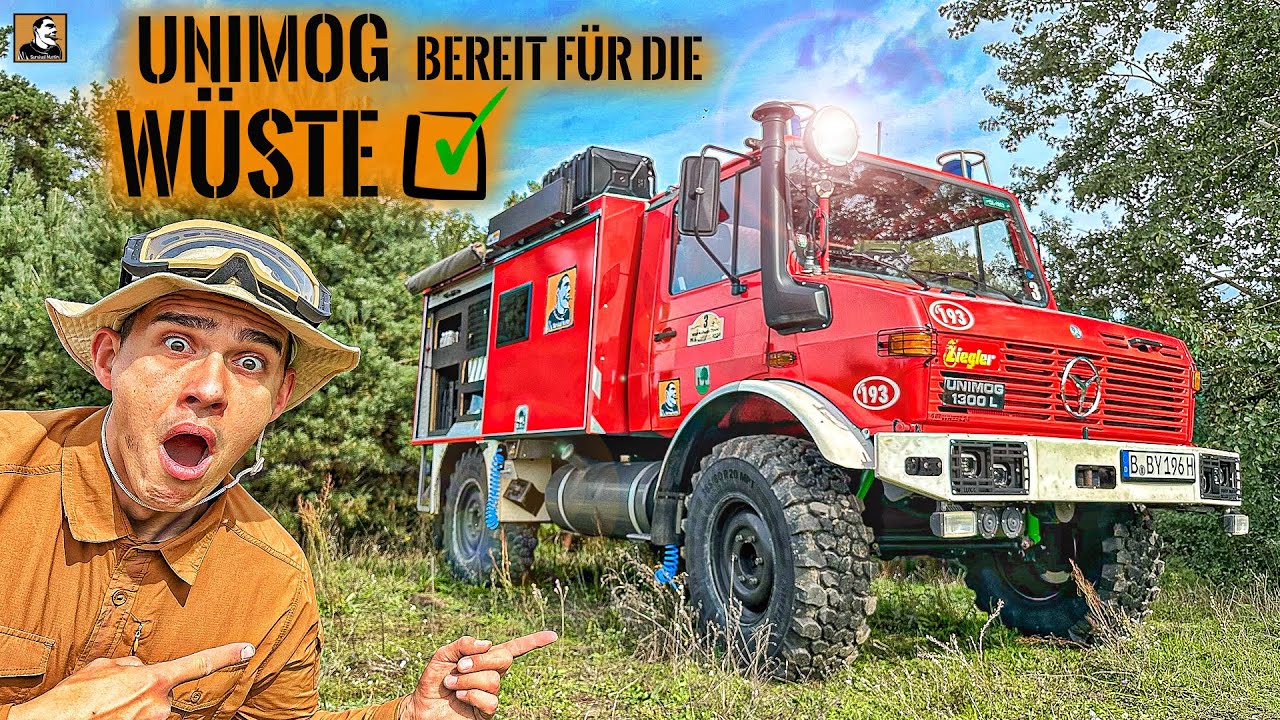 Mit Prepper UNIMOG die SAHARA DURCHQUEREN | UNIMOG Umbau für die WÜSTE | Survival Mattin