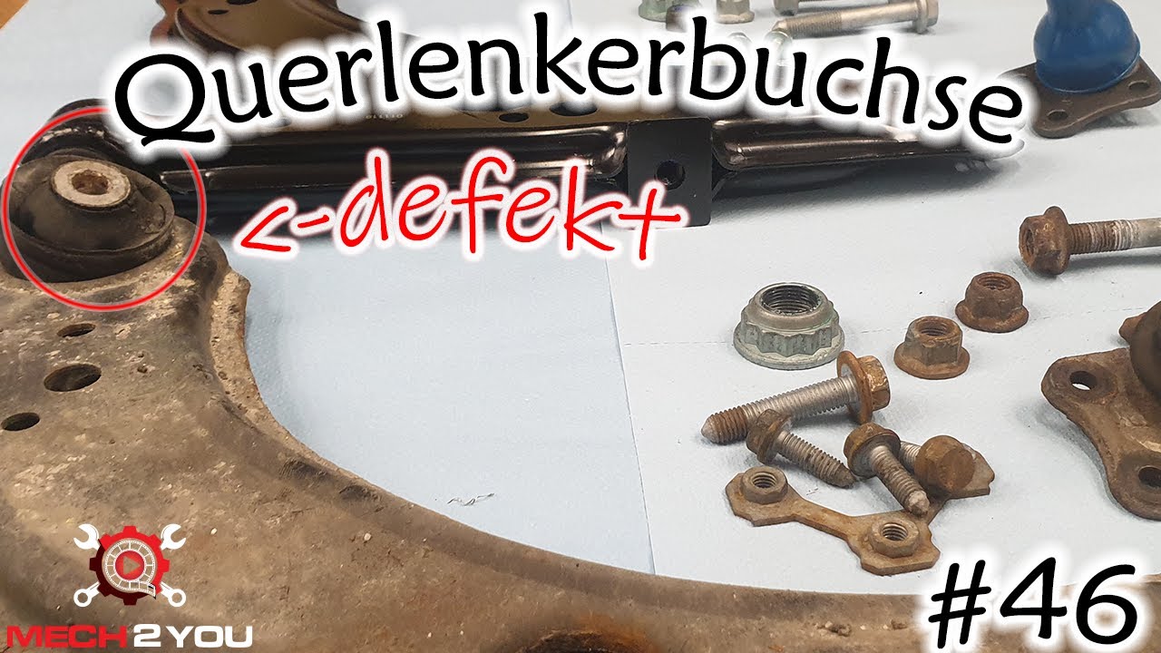 🛠️#46 Querlenker / Achslenker am Golf 4 wechseln | Querlenkerbuchse ausgeschlagen