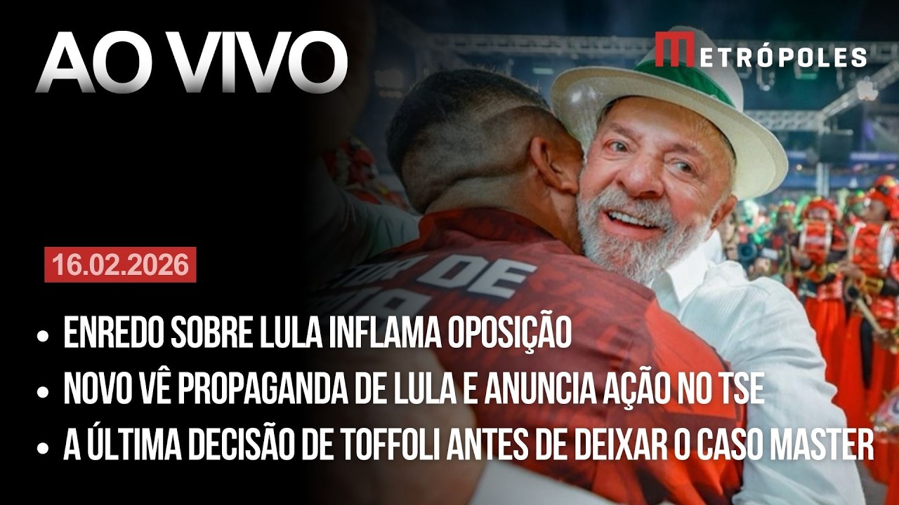 AO VIVO: Enredo sobre Lula agita pré-campanha e oposição; Metrópoles entrevista presidente do Novo