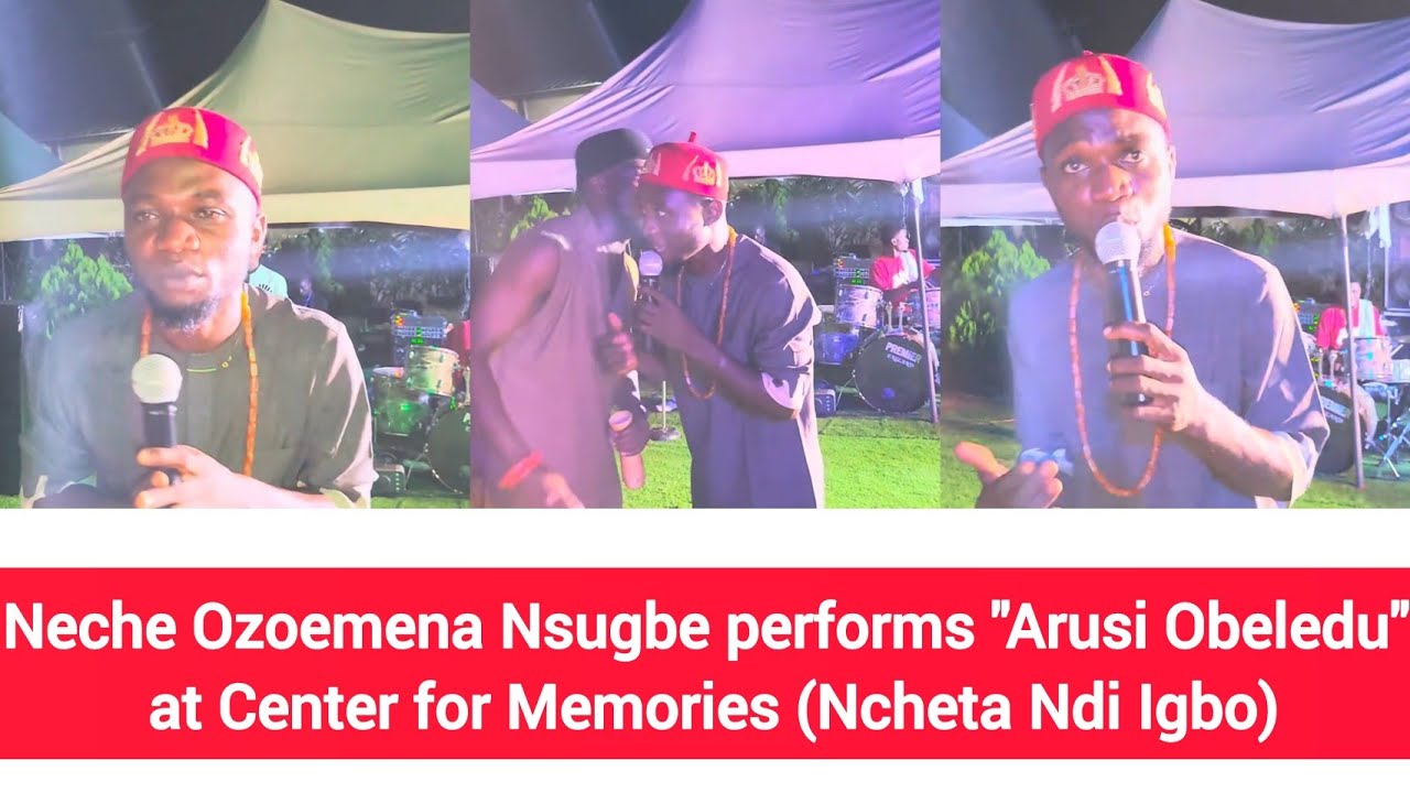 Neche Ozoemena Nsugbe performs 