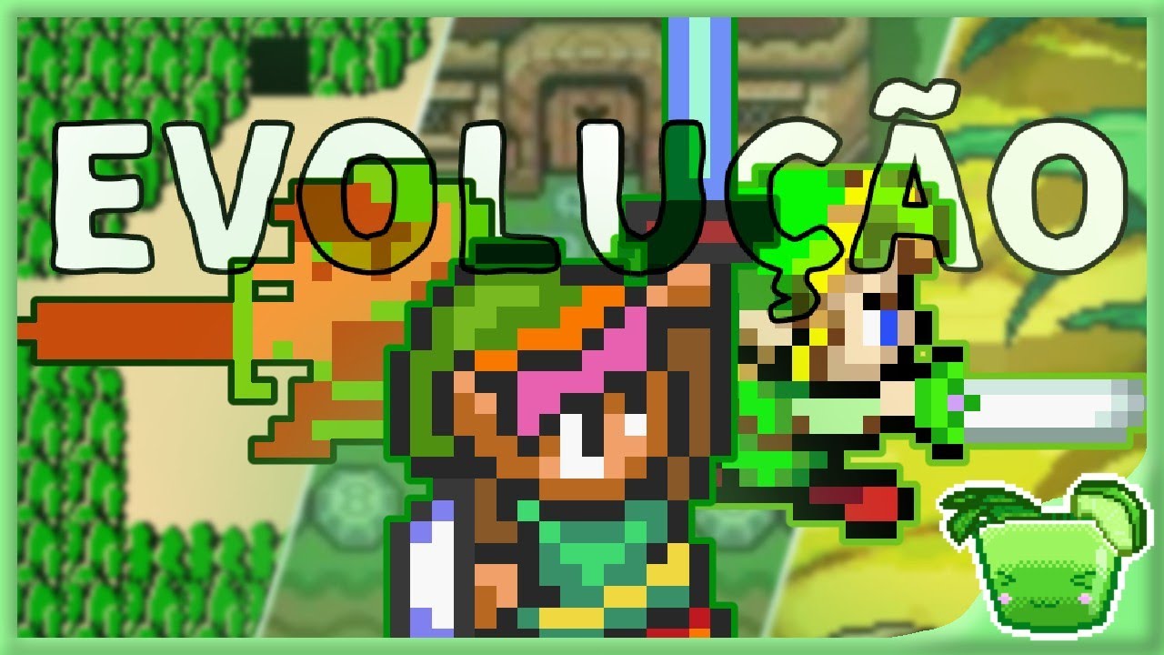 A EVOLUÇÃO DOS ZELDAS EM 2D É INCRÍVEL!!!!