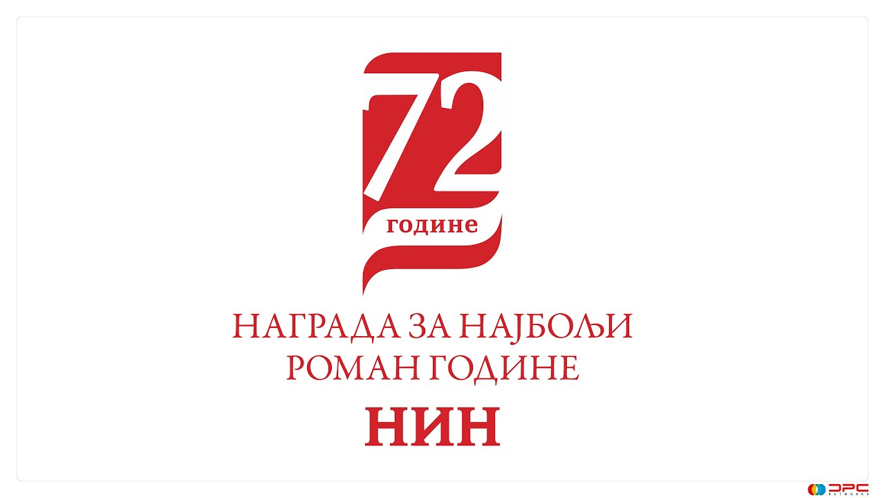 Proglašenje dobitnika 72. NIN-ove nagrade