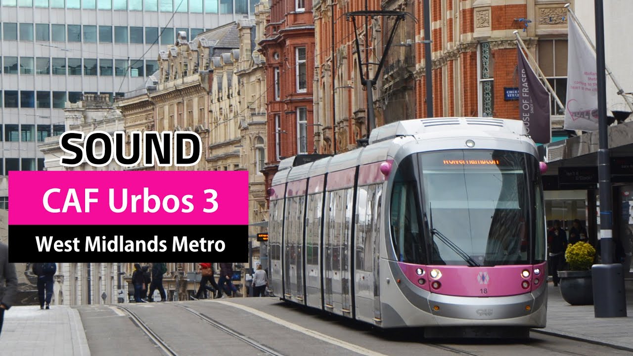 [Sound] West Midlands Metro | CAF Urbos 3 | Grand Central to St. George's (11.2018)