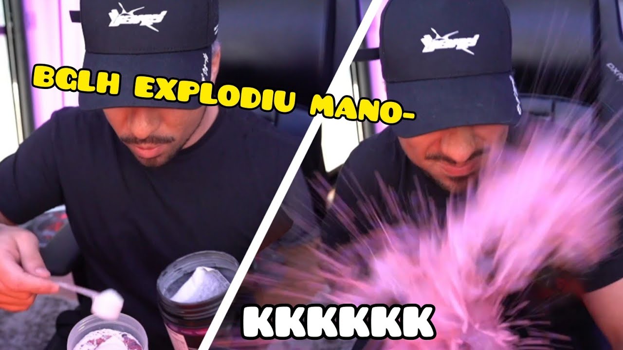 PIUZINHO PROVANDO O ENERGÉTICO DO MOB!!