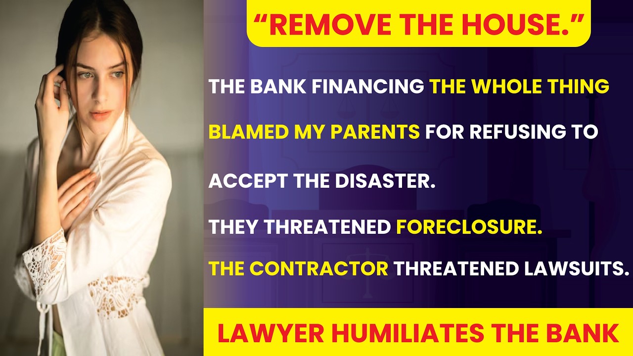 The Bank Tried To Foreclose My Parents… Until Our Lawyer Destroyed Them In One Sentence