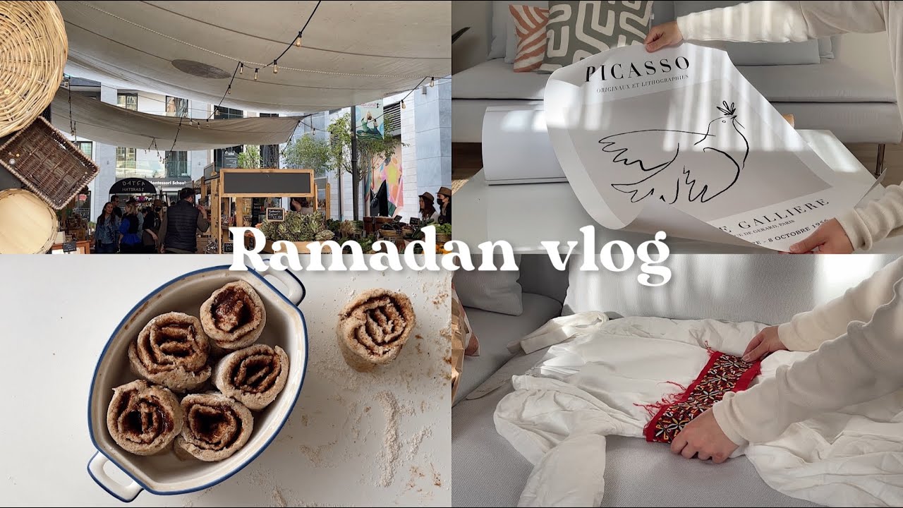 فلوق رمضان • سويت سينابون أقل كالوريز • فستان العيد🫰🏼Ramadan vlog • fişekhane