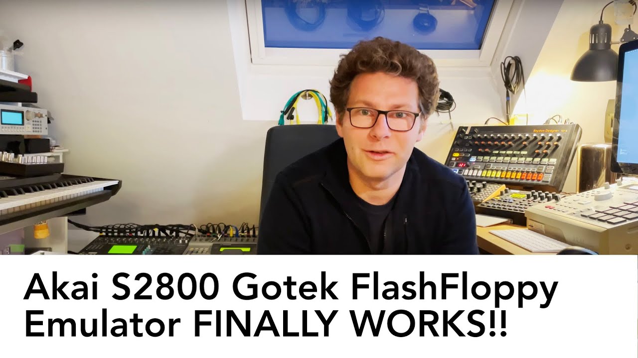 Akai S2800 Gotek FlashFloppy Emulator WORKS!
