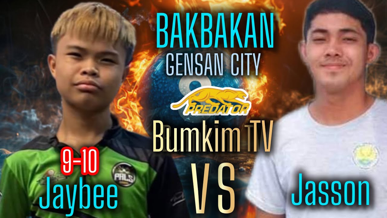 JAYBEE SUCAL 9-10..PARTIDA..LUMABAN KAY JASSON GENSAN... Bumkim Tv is Live !