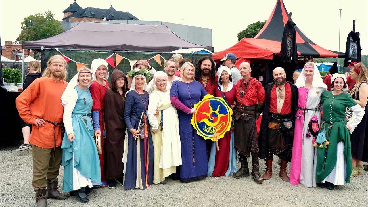 SolDans. Vittrad, Garmarna. Norwegian circle dance. Норвежская круговая. The Häme Medieval Festival