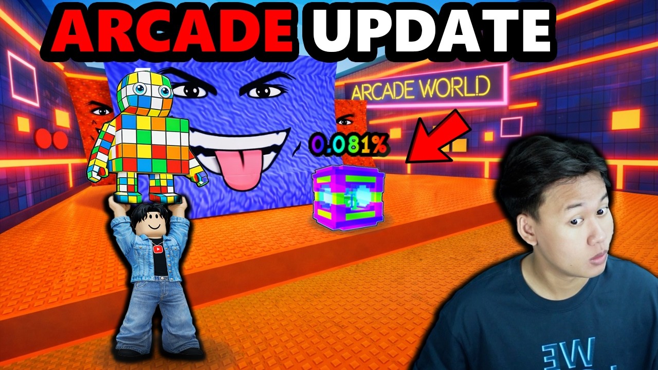 QuocBin Phá Đảo Update Arcade Và Mở Hộp Lucky Block Brainrot 0.081% | Escape Tsunami For Brainrots