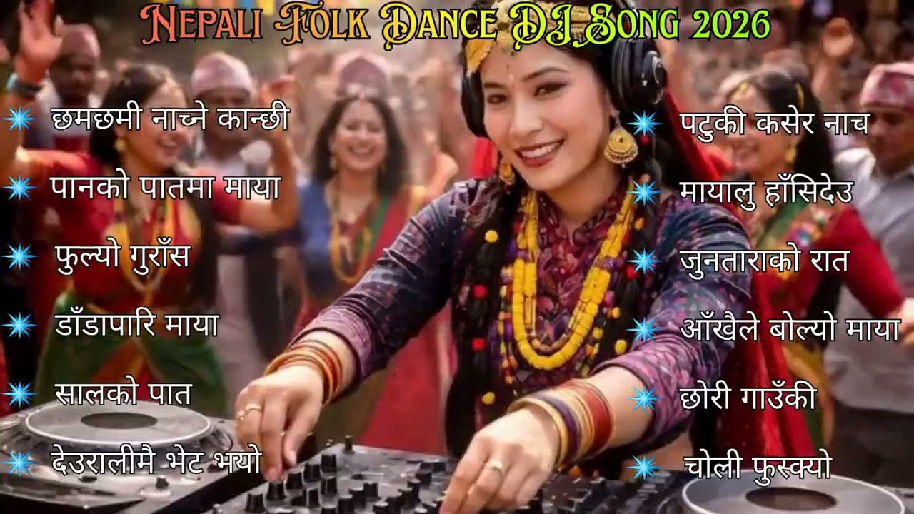 🔥 NEPALI FOLK DANCE DJ SONGS 2026 | Lok Geet DJ Remix Party Mix 🇳🇵💃🕺 | Aura Music