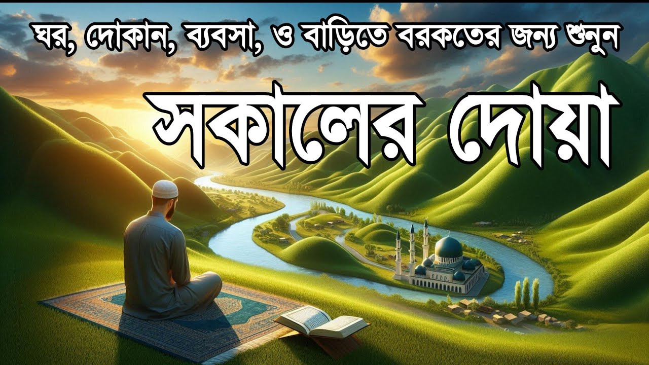 সকালটা শুরু হোক হৃদয় শীতল করা বরকতময় আয়াত দিয়ে। সকালের দোয়া ও জিকির । Morning Dua Full by Alaa Aqel