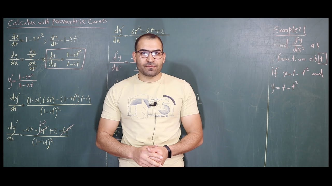 44- Calculus (Differentiations) with Parametric Curves (Arabic): Part One