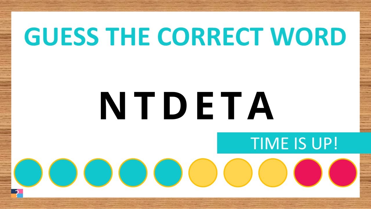 Guess the Correct Word! Unscramble in Record Time! 6 Letters | Agent Quiz