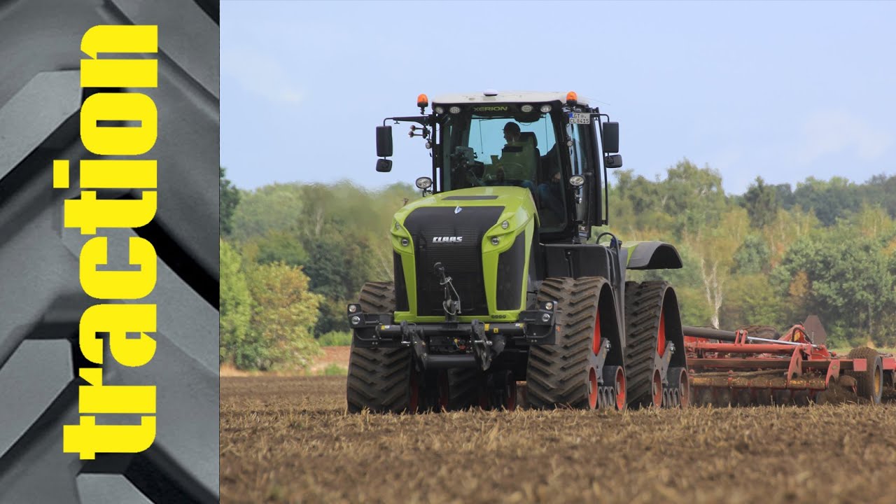 Claas Xerion 5000 Trac TS im traction Erstkontakt