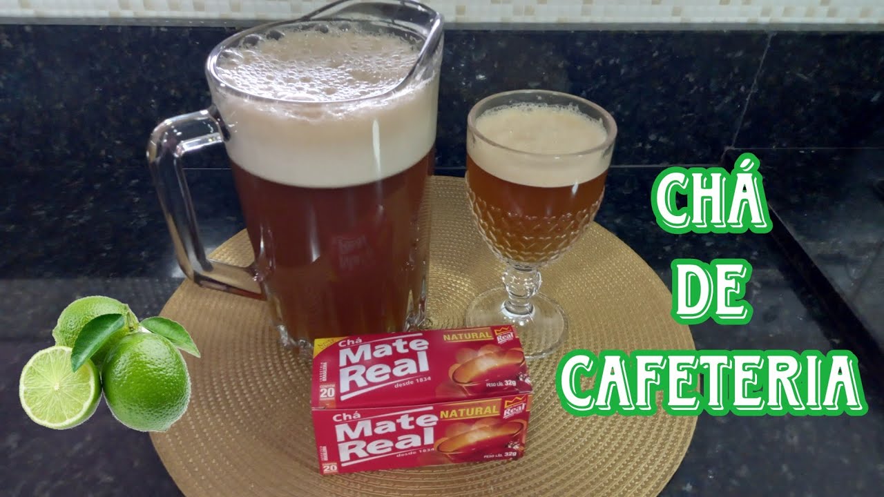 COMO FAZER  CH&Aacute; MATE GELADO COM LIM&Atilde;O
