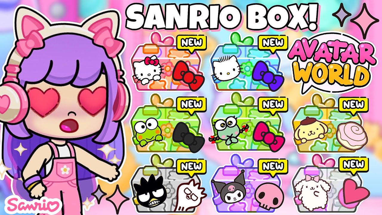 SANRIO COUPLE BOX AVATAR WORLD PAZU! | IDE OUTFIT DAN ITEM GRATIS!💕