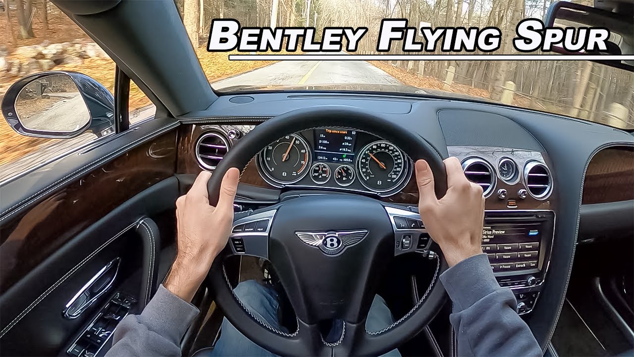 Bentley Flying Spur 2018 года — за рулём современного Phaeton мощностью 500 л.с. (бинауральное ау...