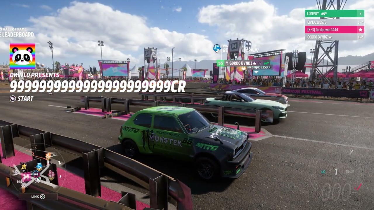Forza Horizon 5 drag race with other players