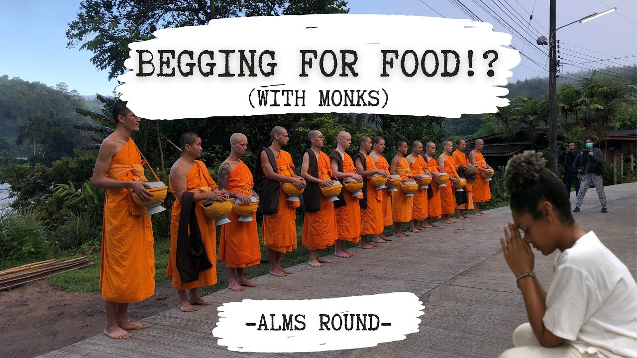 What is Alms Round? | Chang Mai Street Food For Monks