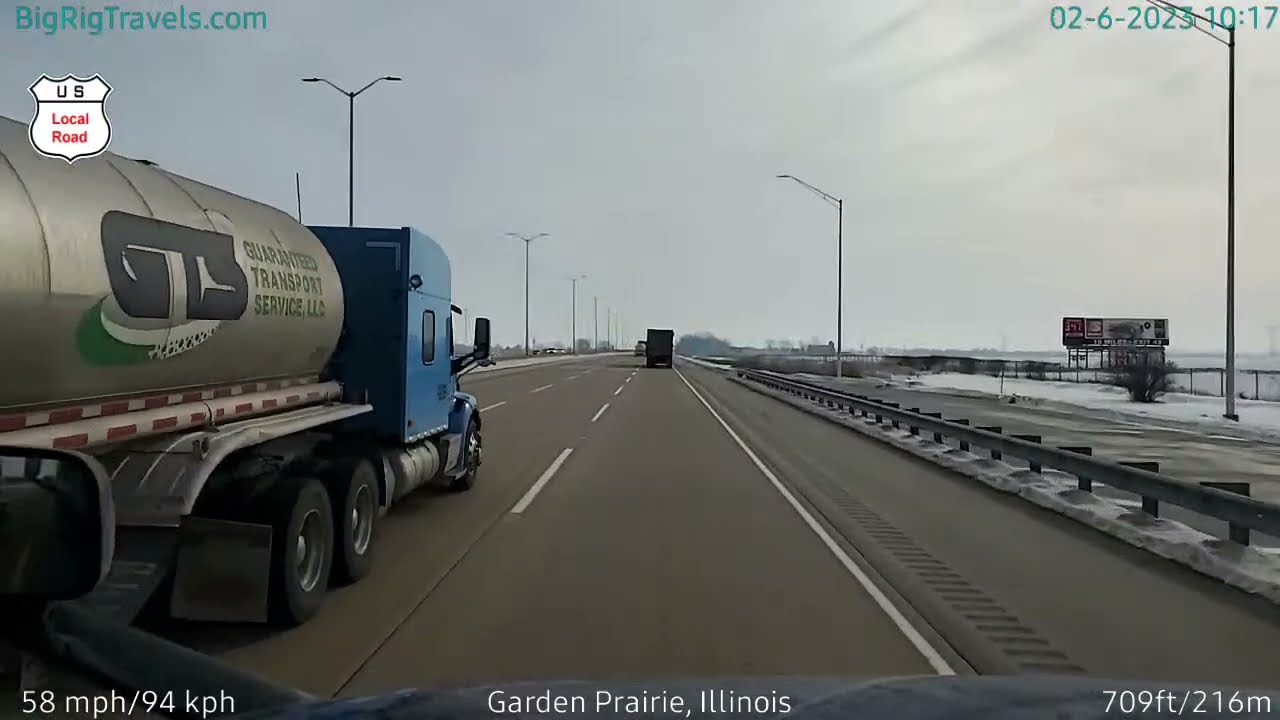 BigRigTravels LIVE | Belvidere, IL to Gary, IN (2/6/23 9:59 AM)