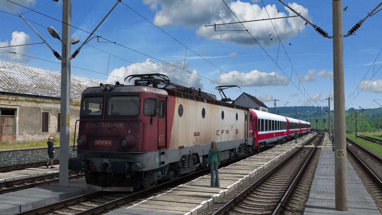 Train Simulator Classic - Călătorie cu trenul de la Beclean pe Someș până la Dej Călători