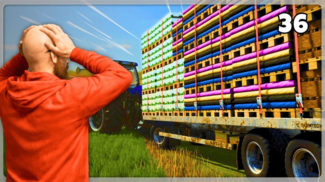 This Is The Most I Have EVER Hauled In A Single Month | FS25 Mega Farm Challenge Ep 36